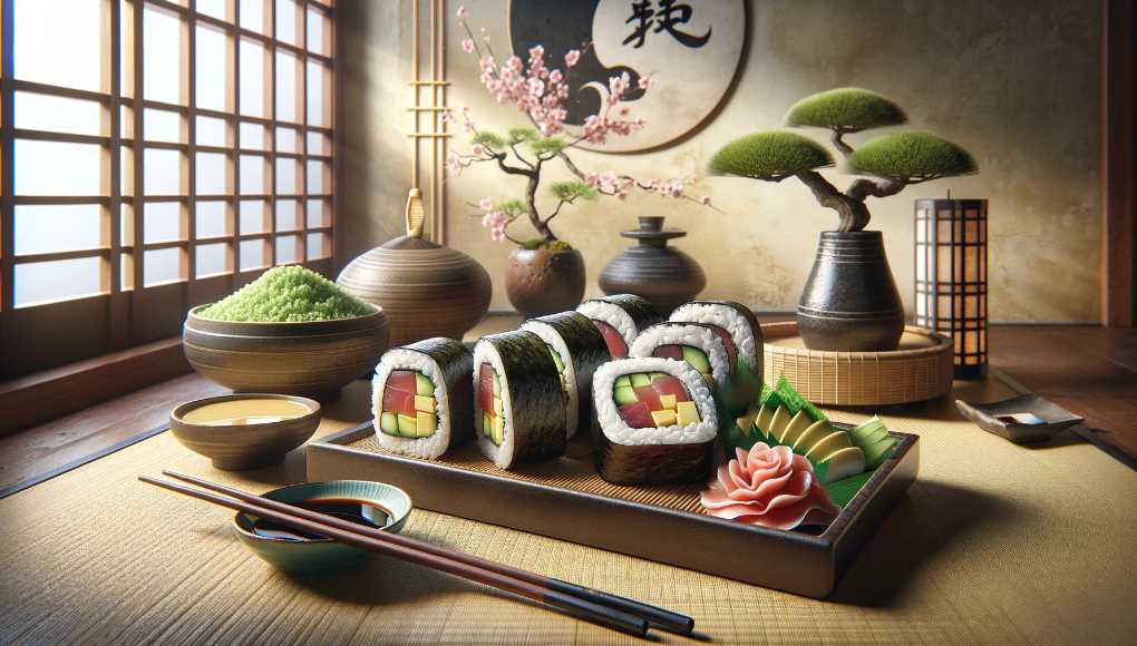 日本の巻き寿司